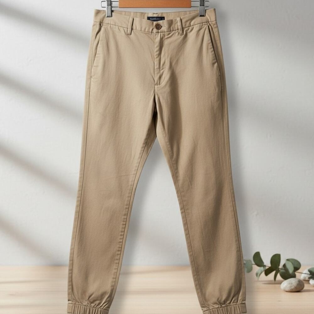 Polo Ralph Lauren Men's Cotton Poplin Stretch Jogger Pants Khaki Tan Size 30/30